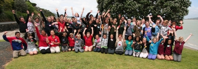 The 55 students from throughout Northland who gathered recently for the 2011 Northland Regional Council Youth Summit in Whangarei.